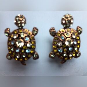 Heidi Daus Turtle Multicolor Earrings